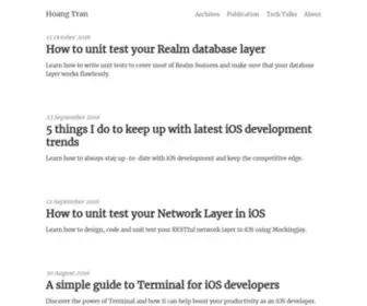 Hoangtran.me(Hoang Tran) Screenshot