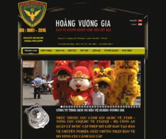 HoangVuonggia.com.vn(CÔNG TY BẢO VỆ HOÀNG VƯƠNG GIA) Screenshot