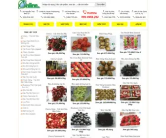 Hoaquaonline.com(Trái) Screenshot