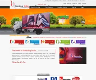 Hoardingindia.in(Hoardings in Delhi India) Screenshot