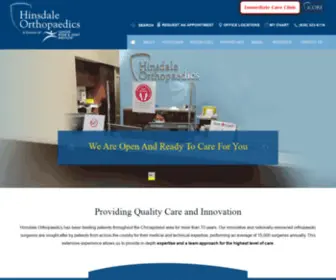 Hoasc.com(Hinsdale Orthopaedics) Screenshot