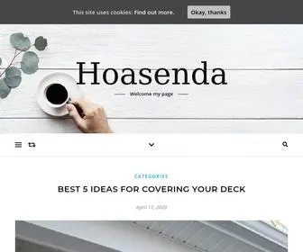 Hoasenda.com(Welcome my page) Screenshot