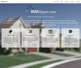 Hoaspace.com(HOA and Community Websites) Screenshot