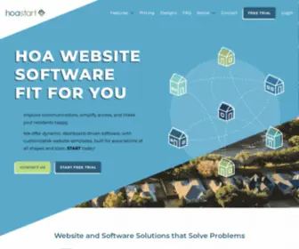 Hoastart.com(HOA Management Software) Screenshot