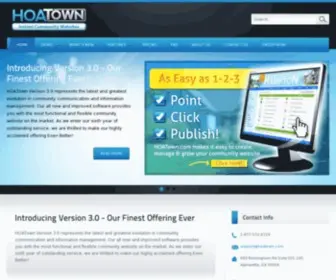 Hoatown.com(Homeowner Association Websites and HOA Community Websites) Screenshot
