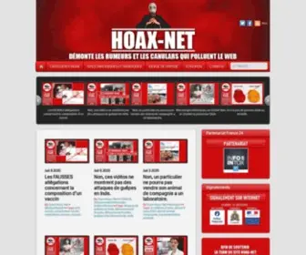 Hoax-NET.be(HOAX-NET HOAX-NET) Screenshot