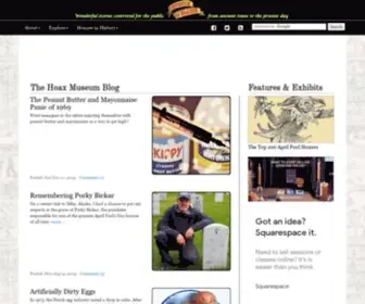 Hoaxes.org(Hoaxes, mischief, and misinformation throughout history) Screenshot