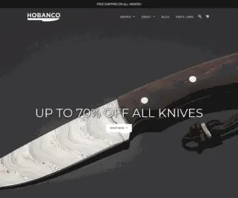 Hobanco.com(Knives For Sale Online with FREE Shipping) Screenshot