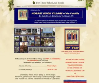 Hobartbookvillage.com(For Those Who Love Books) Screenshot