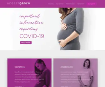 Hobartobgyn.com.au(Obstetrics) Screenshot