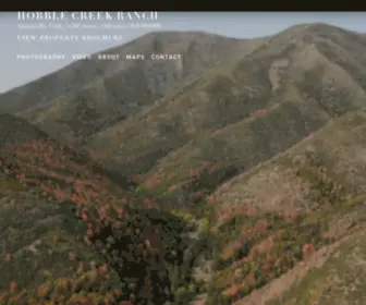 Hobblecreekranchutah.com(533 N Left Fork Hobble Creek) Screenshot