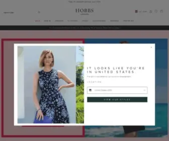 Hobbs.co.uk(Luxury British Fashion And Clothing for Women) Screenshot
