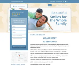 Hobbsfamilydentalcare.com(Hobbsfamilydentalcare) Screenshot