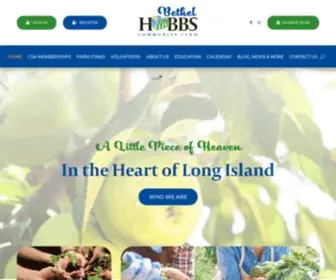 Hobbsfarm.info(Bethel Hobbs Community Farm) Screenshot