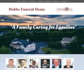 Hobbsfuneralhome.com(Hobbs Funeral Home) Screenshot