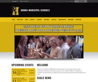 Hobbsschools.net(Hobbs Municipal Schools) Screenshot