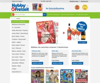 Hobby-Freizeit.de(Zeitschriften-Abos mit gratis Prämie) Screenshot