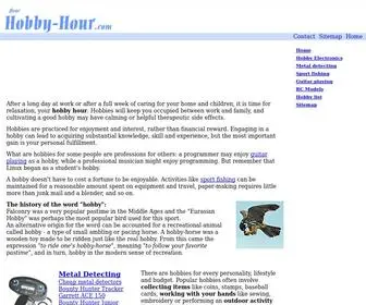 Hobby-Hour.com(Your Hobby Hour) Screenshot