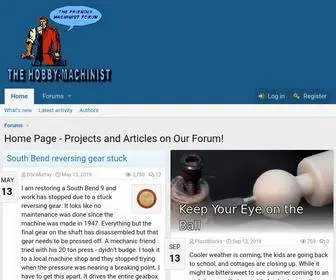 Hobby-Machinist.com(Projects and Articles by Our Members) Screenshot