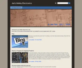 Hobbyelectronics.net(Joe's Hobby Electronics) Screenshot
