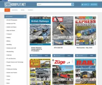 Hobbylit.net(Download and Read Magazines and Books in PDF and EPUB) Screenshot