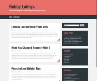 Hobbylobbys.info(Hobby Lobbys) Screenshot