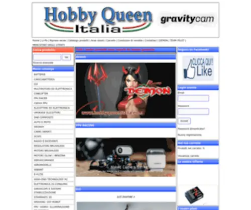 HobbyQueenitalia.com(HobbyQueenitalia) Screenshot