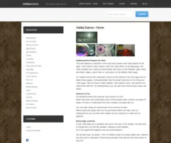 Hobbyscience.com(Easy Science Projects for Kids) Screenshot