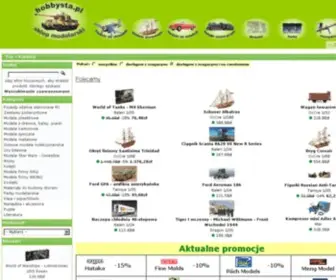 Hobbysta.pl(Internetowy sklep modelarski) Screenshot