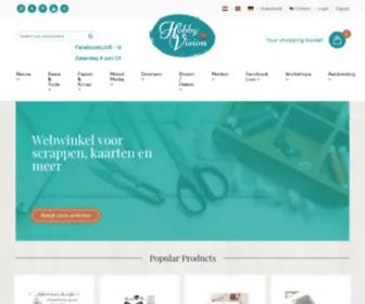 Hobbyvision.nl((web)winkel voor scrappen) Screenshot