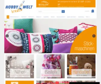 Hobbyweltkreativ.de(Hobbywelt Kreativshop) Screenshot