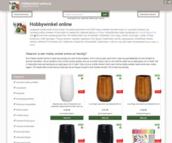 Hobbywinkel-Online.nl(Hobbywinkel online) Screenshot