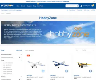 Hobbyzonerc.com(HobbyZone) Screenshot