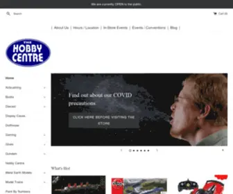 Hobcen.com(The Hobby Centre) Screenshot