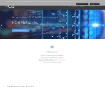 Hob.de(Ihr Ansprechpartner für IT Services und Network Solutions) Screenshot