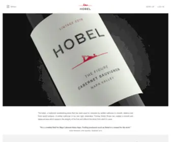 Hobelwines.com(Hobel Wines) Screenshot