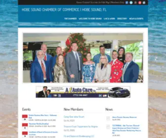 Hobesound.org(HOBE SOUND CHAMBER OF COMMERCE) Screenshot