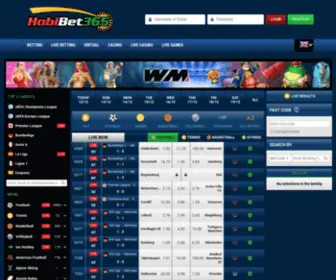 Hobibet365.com Screenshot