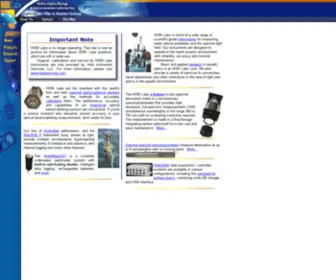 Hobilabs.com(Lighting the way in aquatic optics) Screenshot