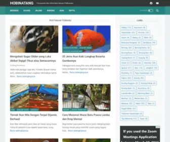Hobinatang.com(Media Informasi Seputar Dunia Hewan) Screenshot