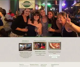 Hobnobbersrestaurant.com(Hobnobbers Food & Spirits) Screenshot