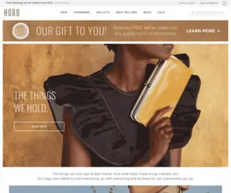 Hobobags.com(Leather Handbags & Wallets For Women) Screenshot