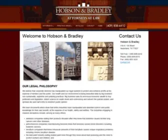 Hobsonlaw.com(Hobson & Bradley) Screenshot