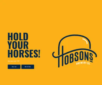 Hobsons-Brewery.co.uk(Hobsons Brewery) Screenshot