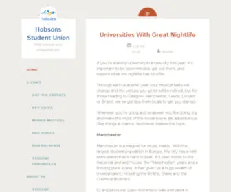 Hobsonsstudentunion.com(College search) Screenshot