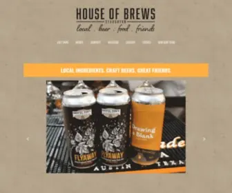 Hobstoughton.com(Local Beer) Screenshot