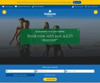 Hoburne.com(UK Holiday Parks) Screenshot