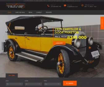 Hocasc.co.za(House of Classic and Sports Cars) Screenshot