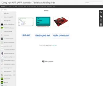 Hocavr.com(Cùng học AVR (AVR tutorial)) Screenshot