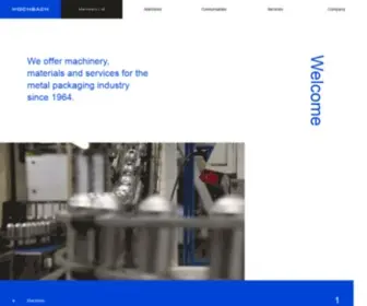 Hochbach.de(Machinery, materials and services for the metal packaging industry) Screenshot